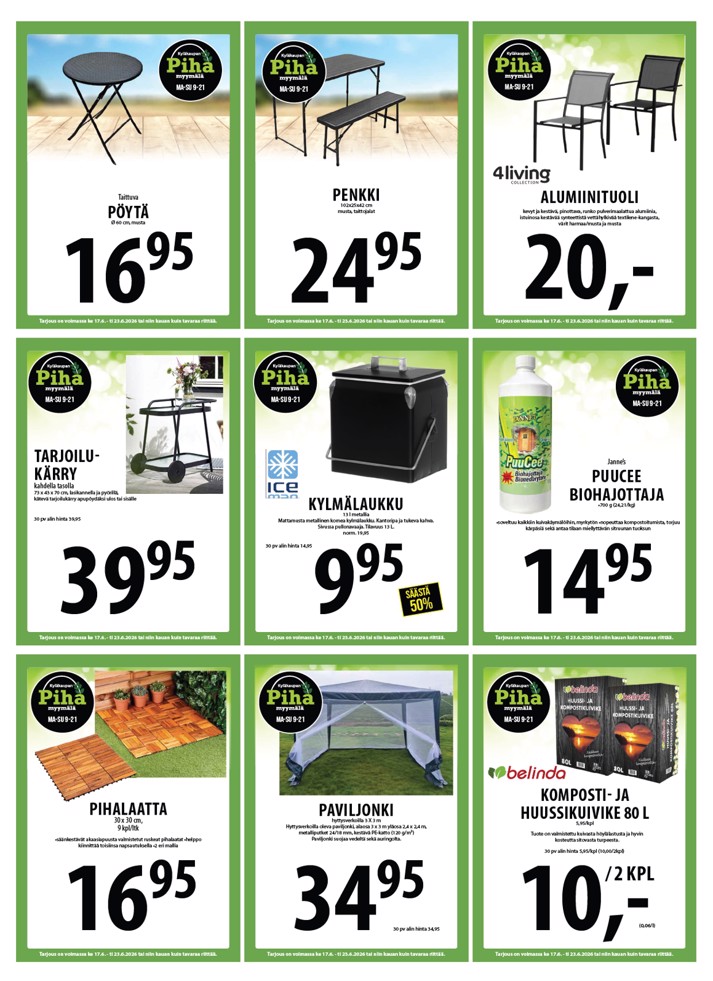 Tuuri Kyläkauppa Veljekset Keskinen sivu 32