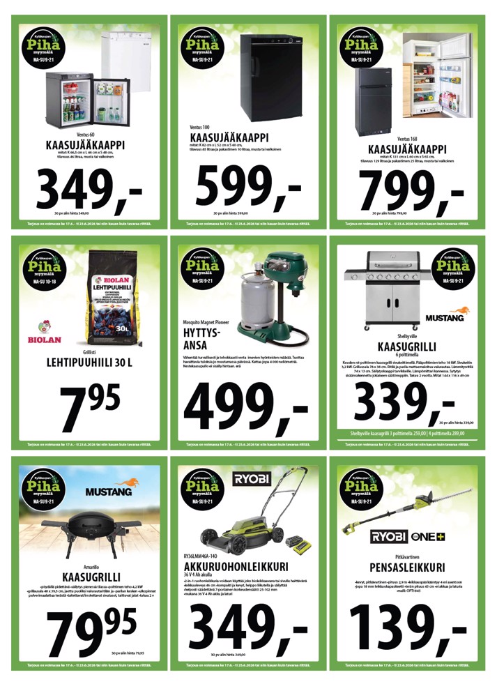 Tuuri Kyläkauppa Veljekset Keskinen sivu 33