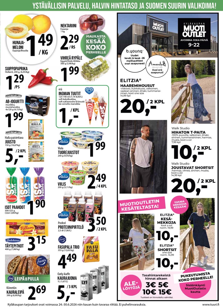 Tuuri Kyläkauppa Veljekset Keskinen sivu 12