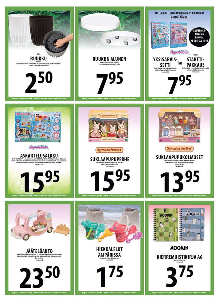 Tuuri Kyläkauppa Veljekset Keskinen sivu 18