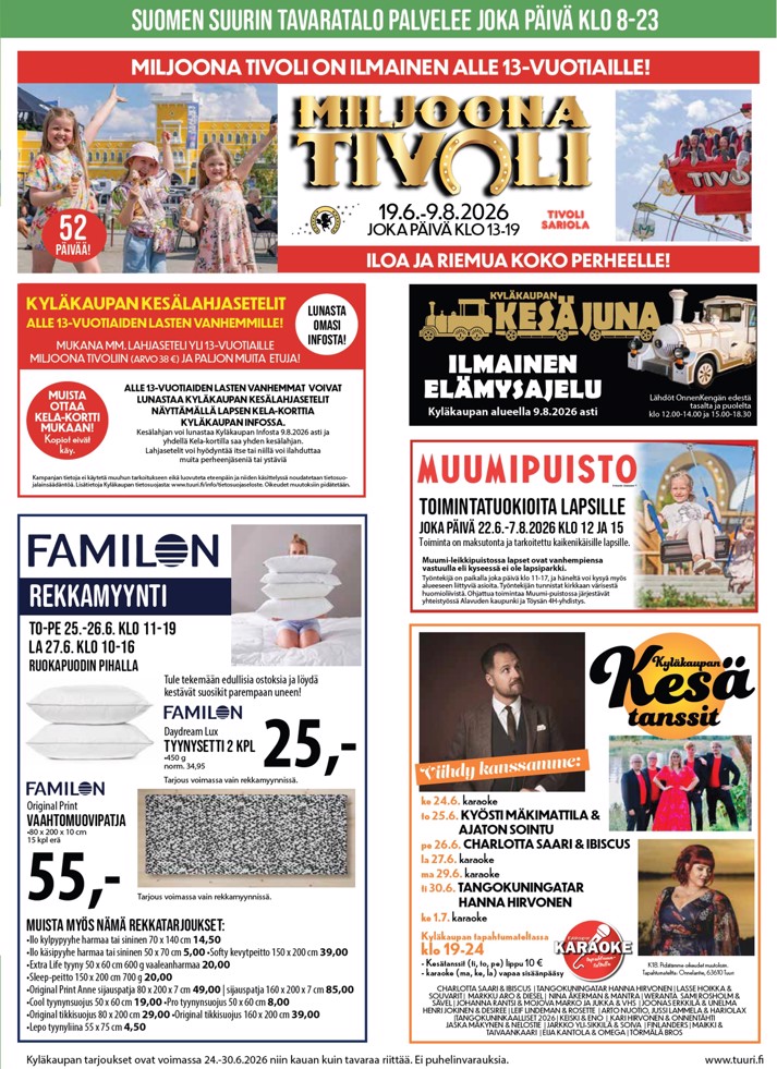Tuuri Kyläkauppa Veljekset Keskinen sivu 2