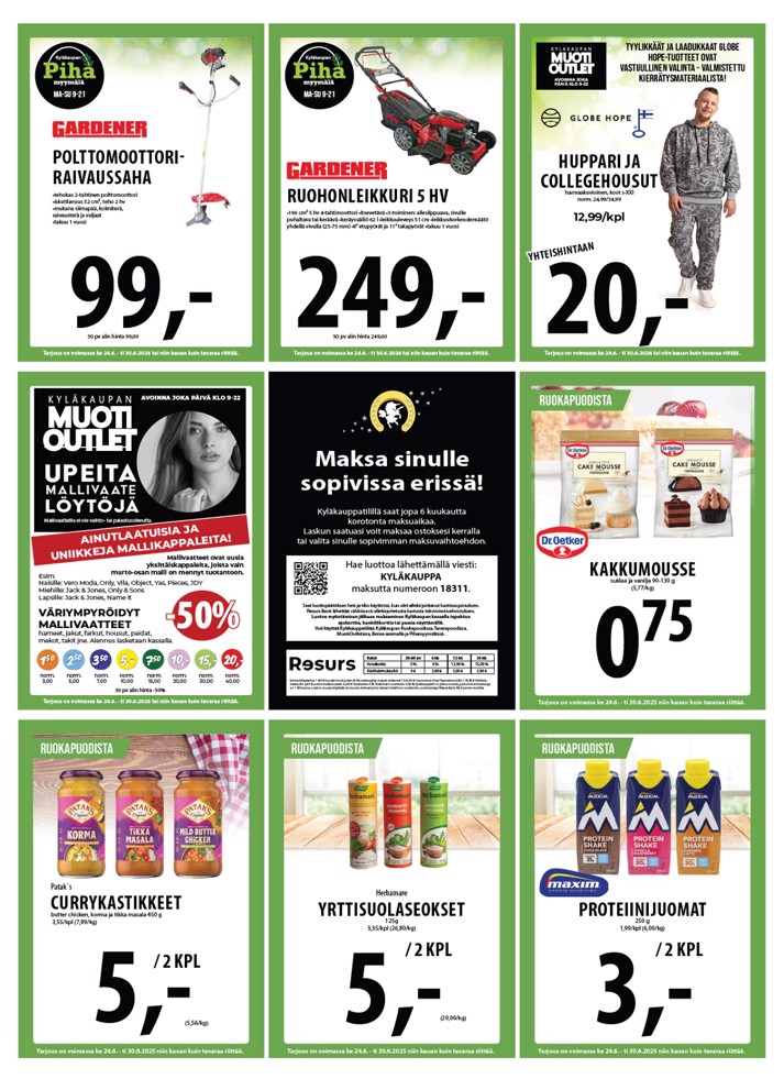 Tuuri Kyläkauppa Veljekset Keskinen sivu 35