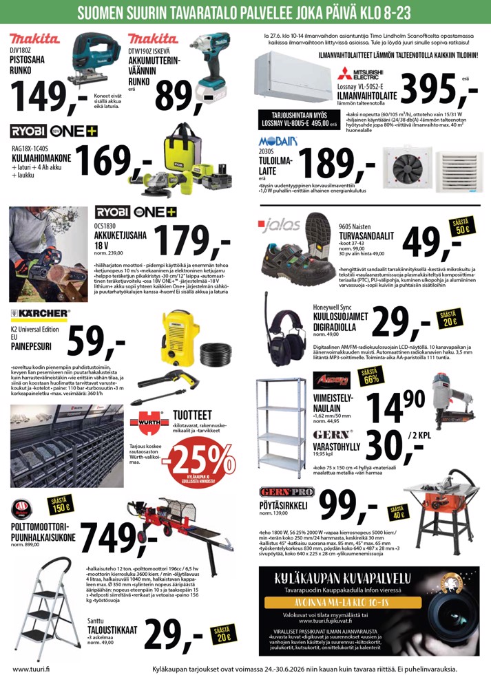 Tuuri Kyläkauppa Veljekset Keskinen sivu 9