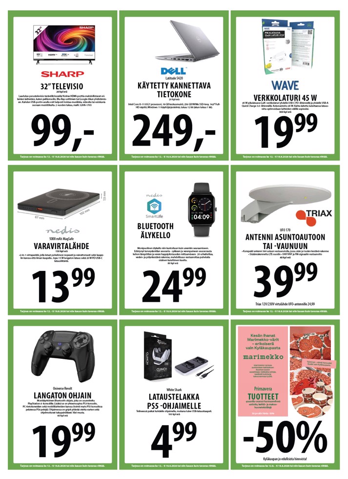 Tuuri Kyläkauppa Veljekset Keskinen sivu 10
