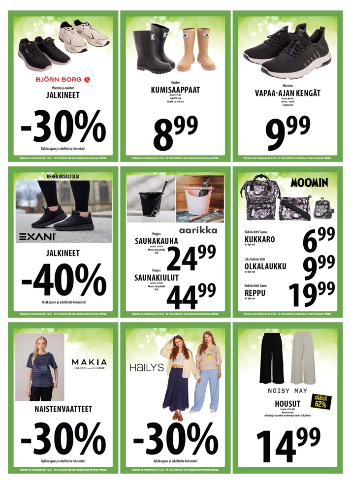 Tuuri Kyläkauppa Veljekset Keskinen sivu 13
