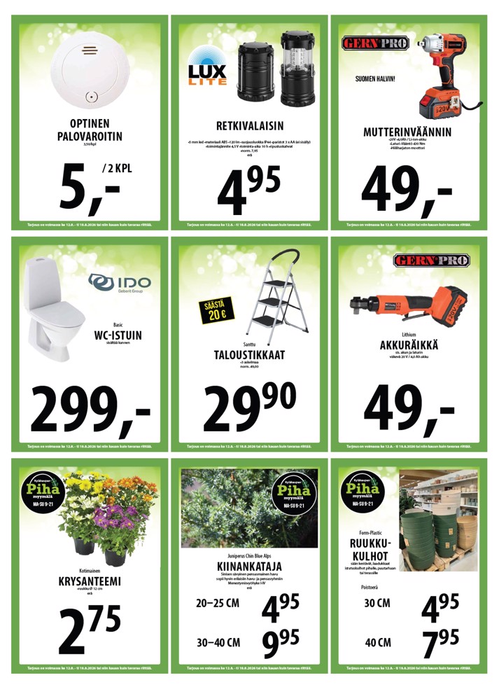 Tuuri Kyläkauppa Veljekset Keskinen sivu 22