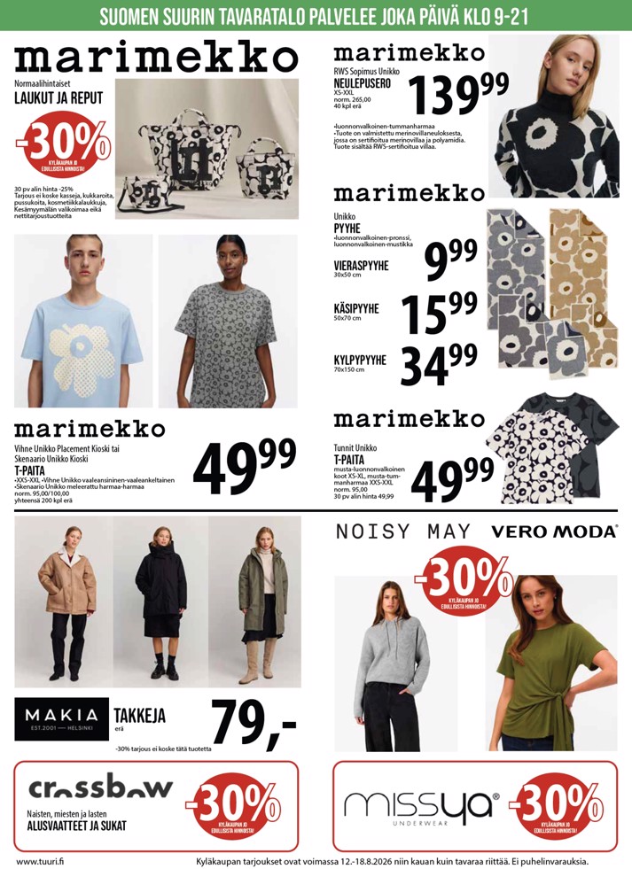 Tuuri Kyläkauppa Veljekset Keskinen sivu 3